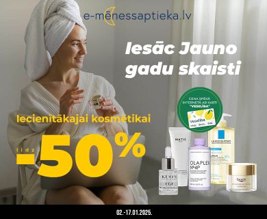 Atlaides kosmētikai līdz -50%