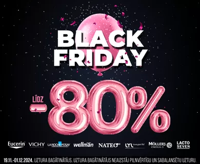 Black Friday atlaides līdz -80%