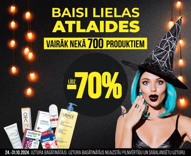 Baisi lielas atlaides līdz -70%