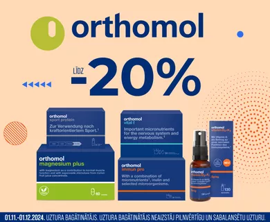 Orthomol produktiem atlaides līdz -20%