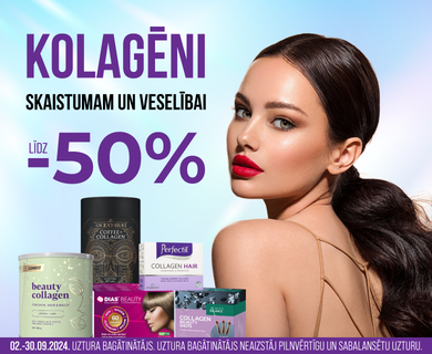 Kolagēni skaistumam un veselībai. Atlaides līdz -50%