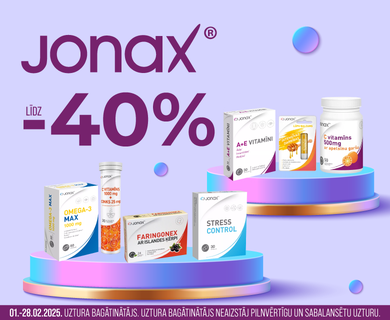 Jonax produktiem atlaides līdz -40%