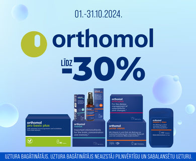 Orthomol produktiem atlaides līdz -30%