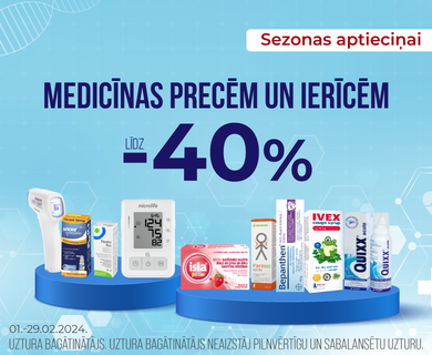 Medicīnas precēm -40%