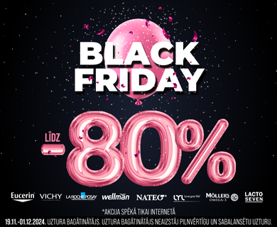 Black Friday discounts up to -80%