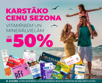 Discounts on vitamins and minerals up to -50%
