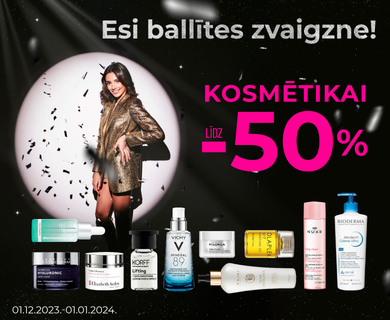 For cosmetics up to -50%