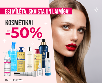 Kosmētikai līdz -50%