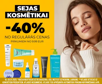 Atlaides sejas kosmētikai -40%