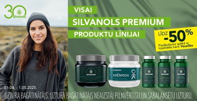 Silvanols food supplement banner