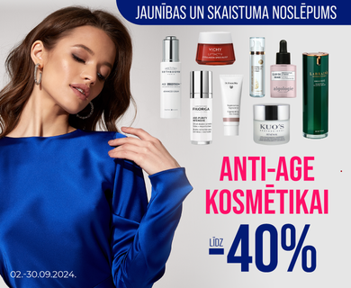 Anti-Age kosmētikai atlaides līdz -40%