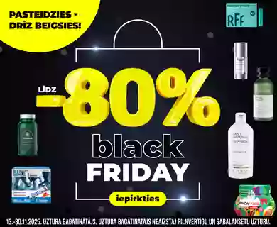 Black Friday līdz -80%