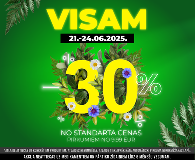Atlaide 30% visam sortimentam
