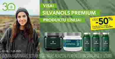 Silvanols food supplement banner