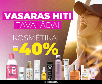 In June, discounts on cosmetics up to -40%