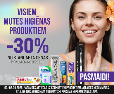 Discount - 30% on oral hygiene products