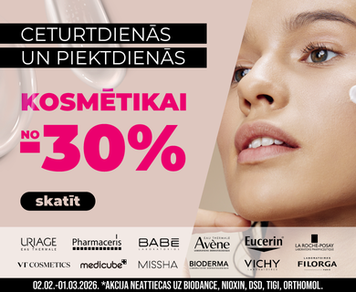 kosmētikai -30%
