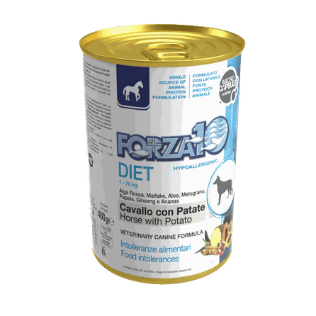 FORZA10 Diet Zirgs Ar Kartupeļiem mitrā barība, 400 g