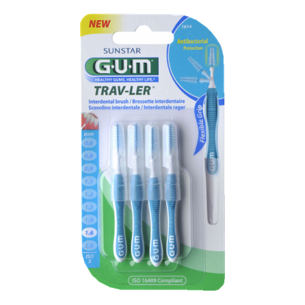 GUM Trav-Ler 1,6 мм межзубная щетка, 6 шт.