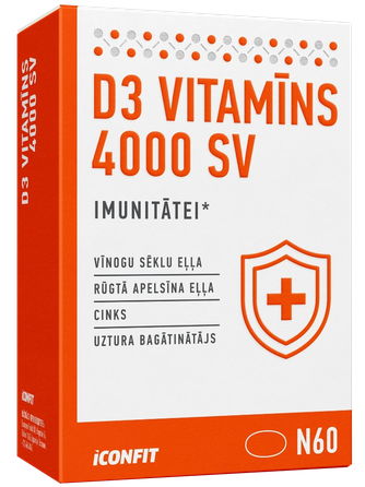 ICONFIT D3 Vitamin 4000 SV capsules, 60 pcs.