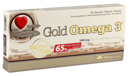OLIMP LABS Gold Omega 3 kapsulas, 60 gab.