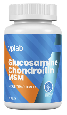 VPLAB GLUCOSAMINE & CHONDROITIN & MSM таблетки, 90 шт.