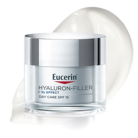 EUCERIN Hyaluron Filler +3x Effect SPF 15 For Dry Skin face cream, 50 ml