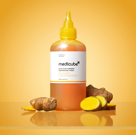 MEDICUBE Kojic Acid Turmeric Resurfacing tonic, 250 ml