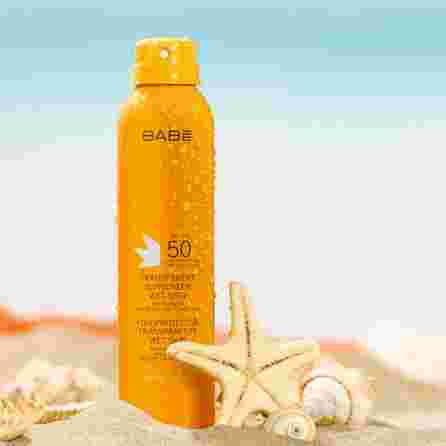 BABE Transparent Sunscreen Wet Skin SPF 50 sunscreen, 200 ml