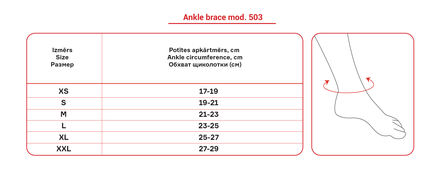 LAUMA MEDICAL Ankle brace L orthosis, 1 pcs.