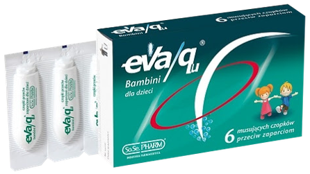 EVA/QU Children suppositories, 6 pcs.