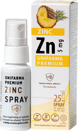 UNIFARMA PREMIUM Zinc спрей, 25 мл