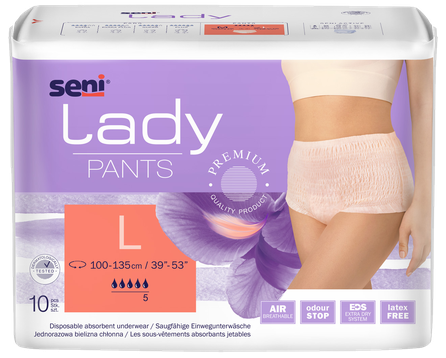 SENI Lady Pants L biksītes, 10 gab.
