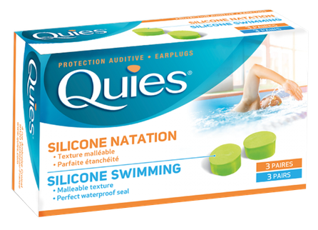QUIES Для взрослых Защищают от Воды Силиконовые беруши, 6 шт.