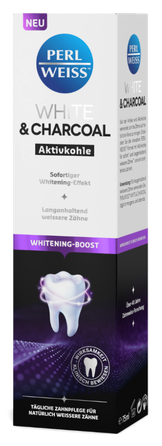 PERLWEISS White & Charcoal toothpaste, 75 ml