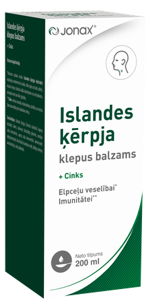 JONAX Islandes Ķērpja, Klepus balzams, 200 ml