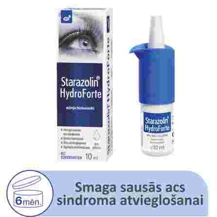 STARAZOLIN   HydroForte eye drops, 10 ml