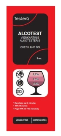 TESTERA Alcotest tests, 1 gab.