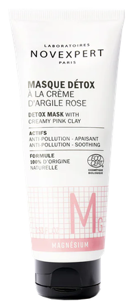 NOVEXPERT  Magnesium Detox with Creamy Pink Clay facial mask, 75 ml