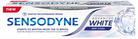 SENSODYNE Advanced White Deep Clean  toothpaste, 75 ml