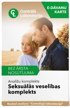 CENTRĀLĀ LABORATORIJA Seksuālās veselības komplekts analīžu komplekts, 1 gab.