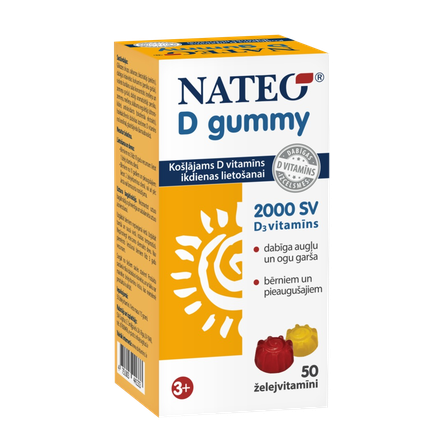 NATEO D Gummy 2000 SV витамины в виде желе, 50 шт.