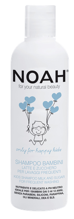 NOAH Kids Milk & Sugar Fequent šampūns, 250 ml
