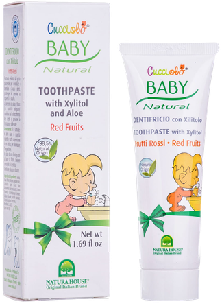 NATURA HOUSE Cucciolo Baby Red Fruits kids toothpaste, 50 ml