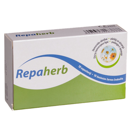 REPAHERB supozitoriji, 10 gab.