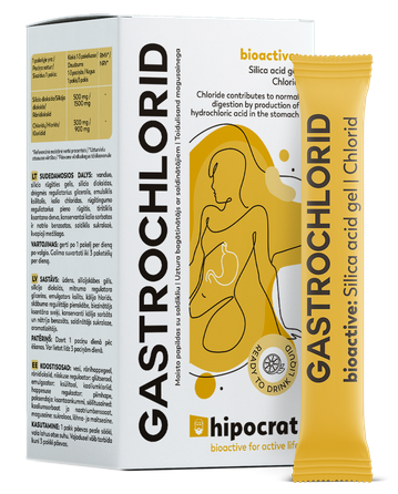 BIOFARMACIJA Hipocrat Gastrochlorid gels 15 ml paciņas, 10 gab.