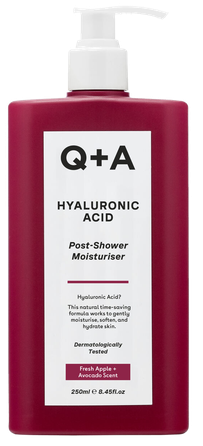 Q+A Hyaluronic Acid Post-Shower moisturizer, 250 ml