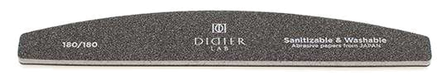 DIDIER LAB Halfmoon Black 180/180 nail file, 1 pcs.