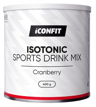 ICONFIT Isotonic - Cranberry pulveris, 400 g