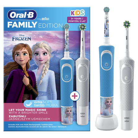 ORAL-B Family Pack Frozen Elektriskās Zobu Birstes komplekts, 1 gab.